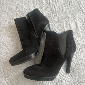 Stuart Wietzman Black Ankle platform Boots